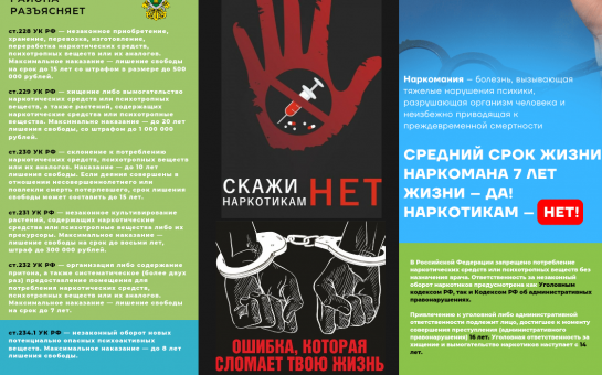 Скажи наркотикам нет!